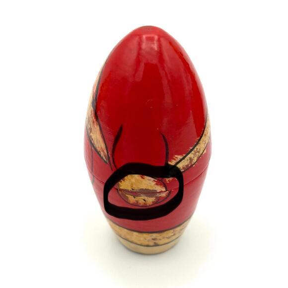 Vintage Santa Claus Wooden Nesting Dolls Set of 5 - READ - Picture 5 of 14